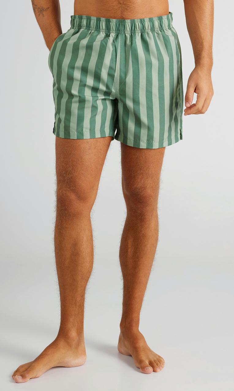 JUNKYARD Gröna Badshorts för Herr
