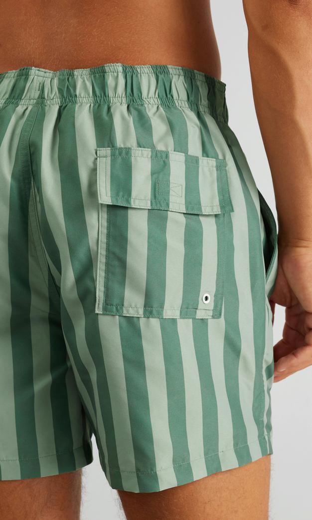 JUNKYARD Gröna Badshorts för Herr