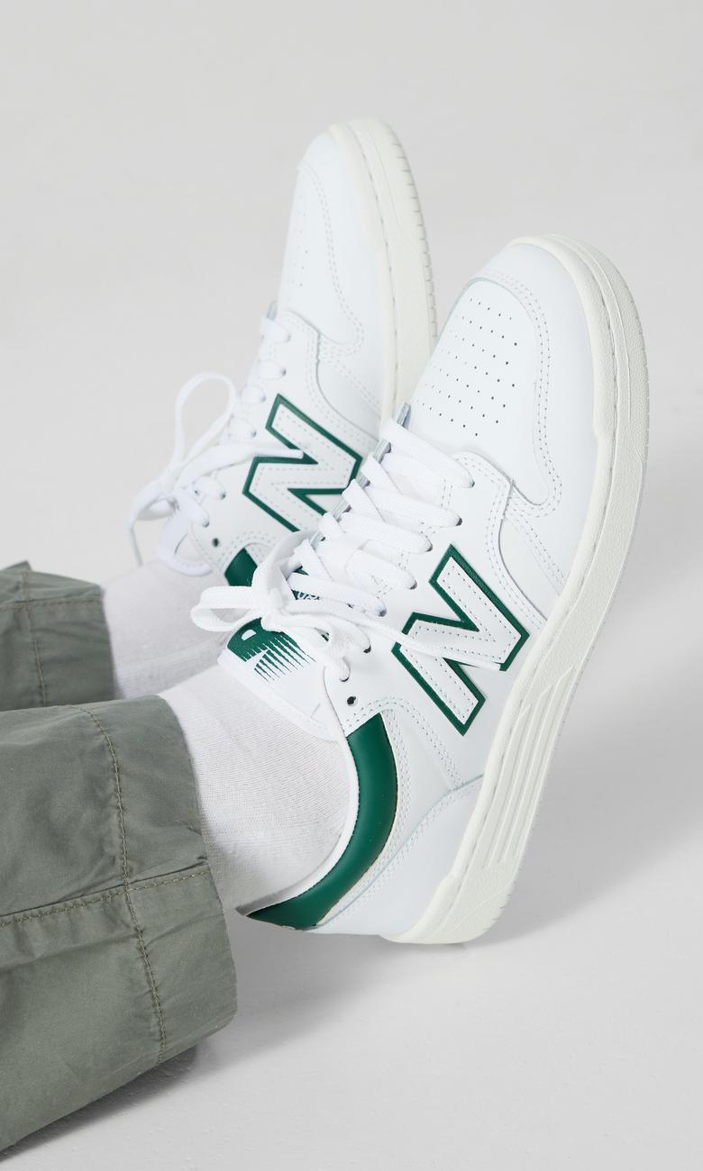 New Balance 480 Vit Unisex Sneakers