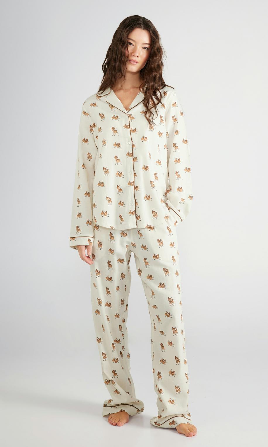 Junkyard Flanellpyjamasskjorta Flerfärgad Dam