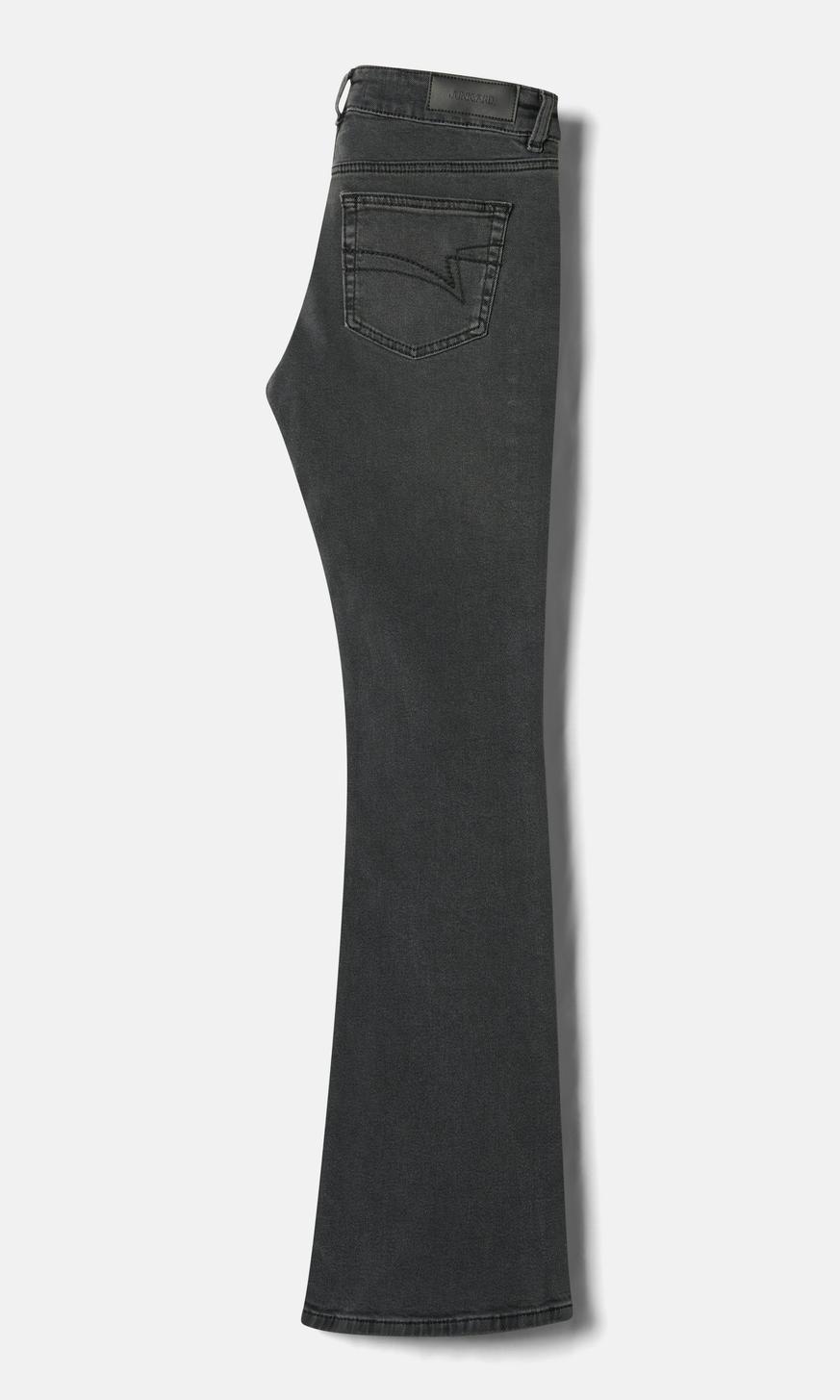 Bootcut Jeans med Låg Midja Svart