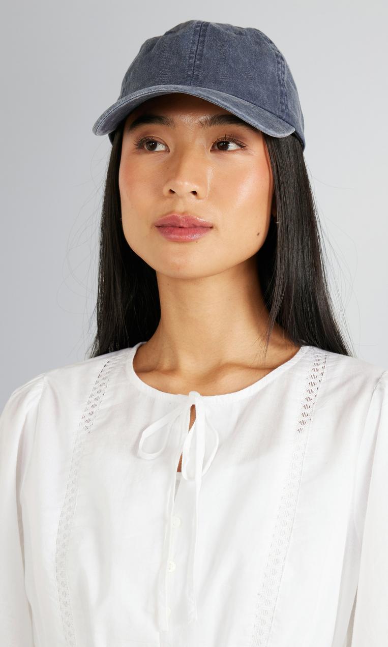 JUNKYARD Vit Frill Blus i Bomull