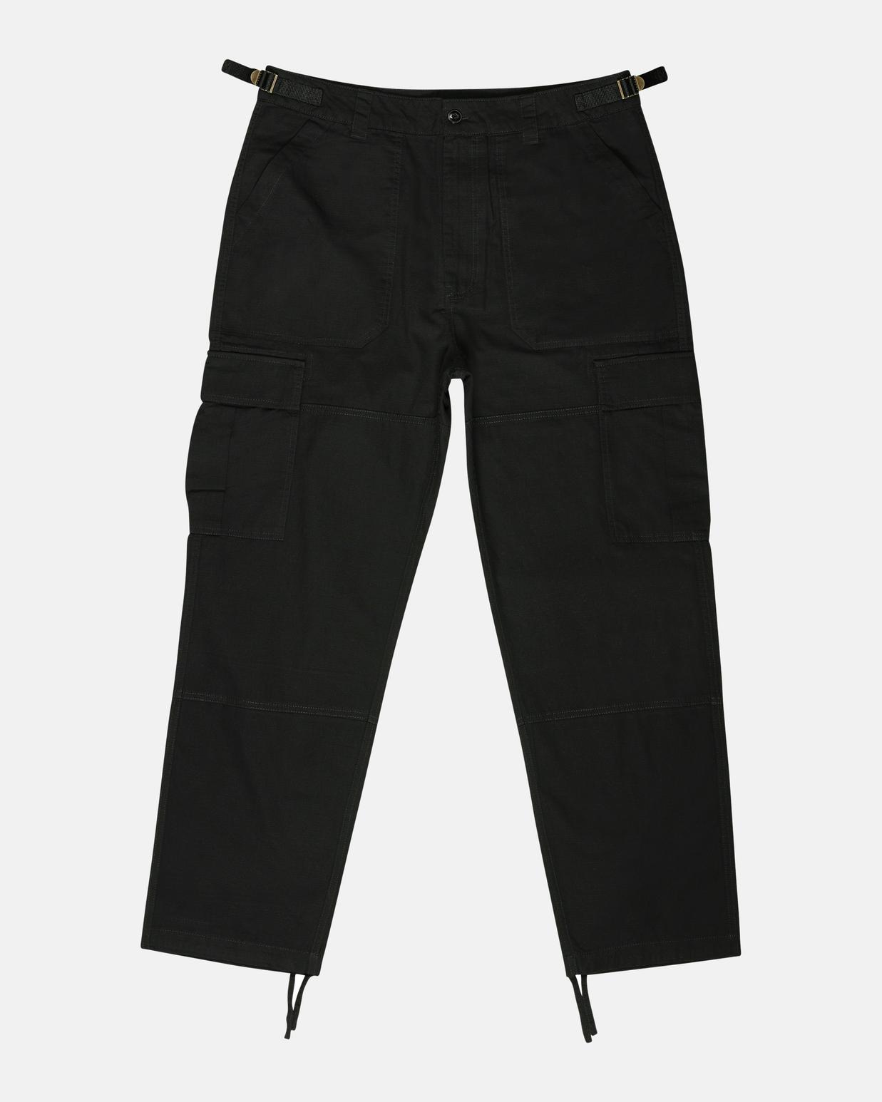 Yôke Svart Loose Fit Cargo-byxa Herr
