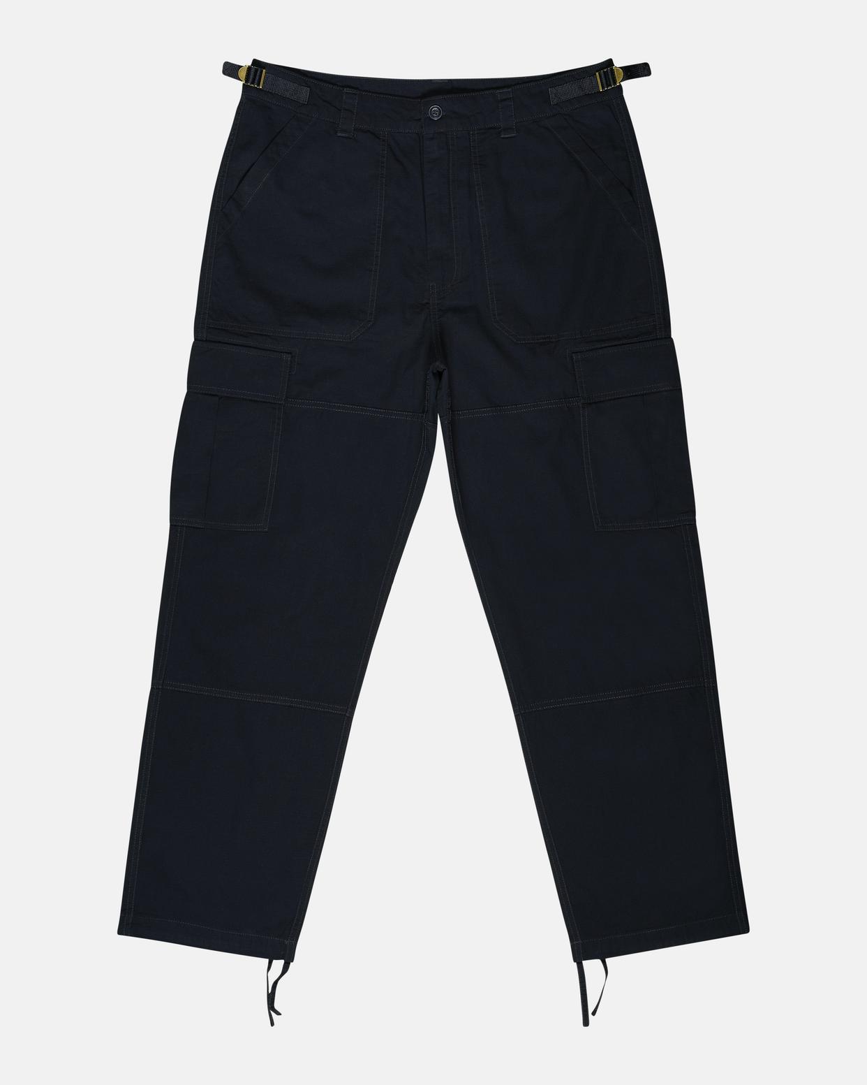 Yôke Svart Loose Fit Cargo-byxa Herr