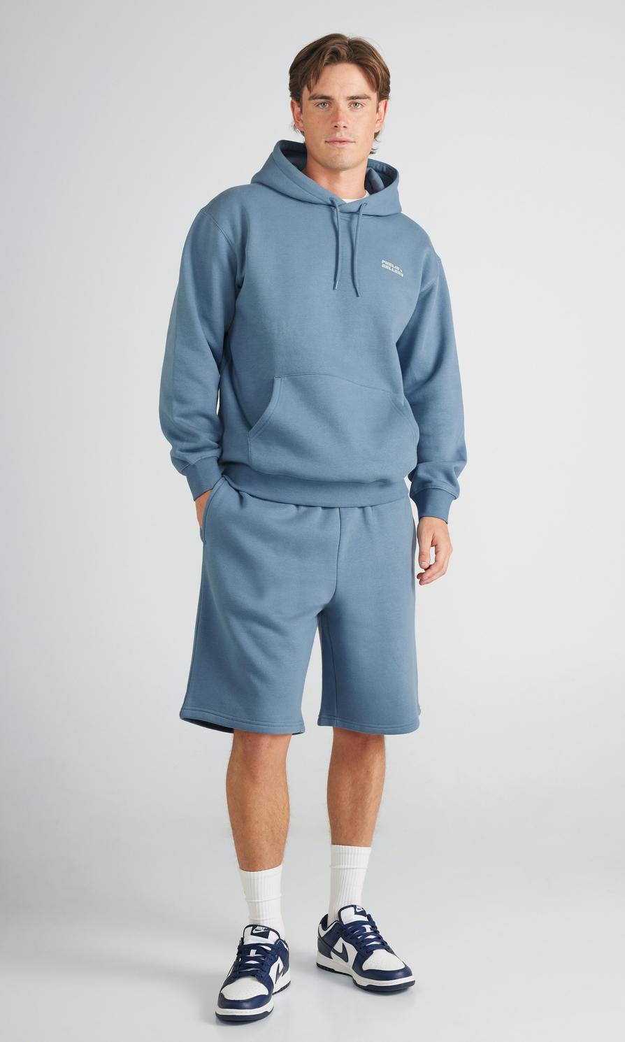 JUNKYARD Blå Herr Mjukisshorts