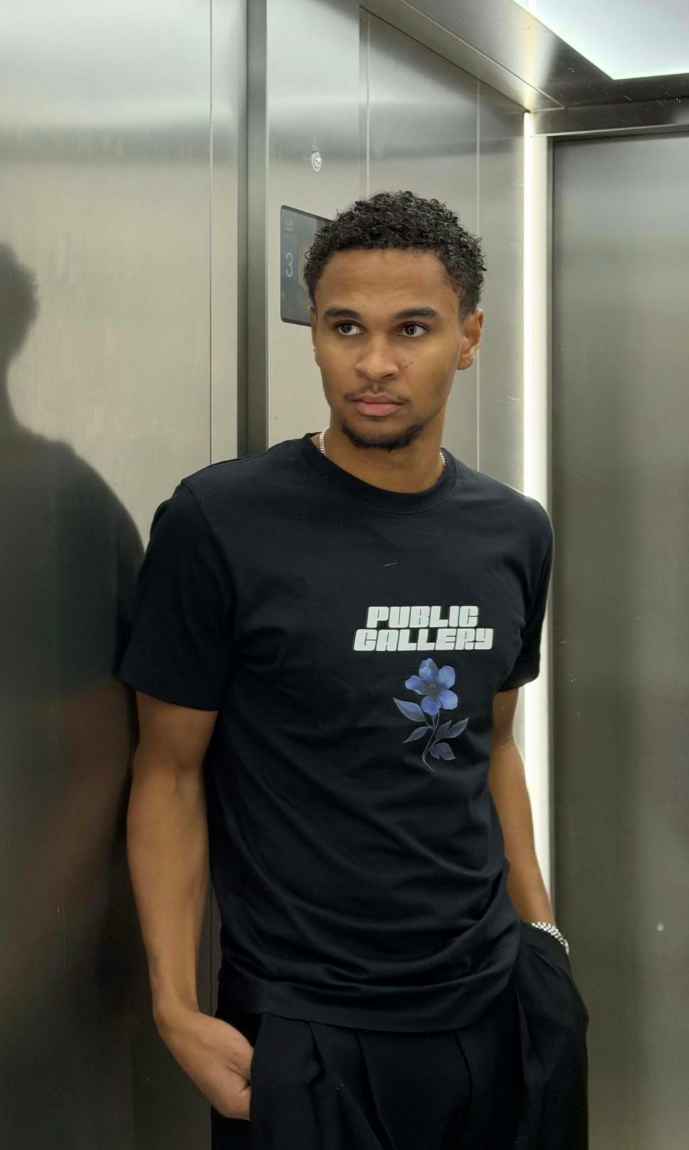 Junkyard Svartgrå T-shirt med tryck