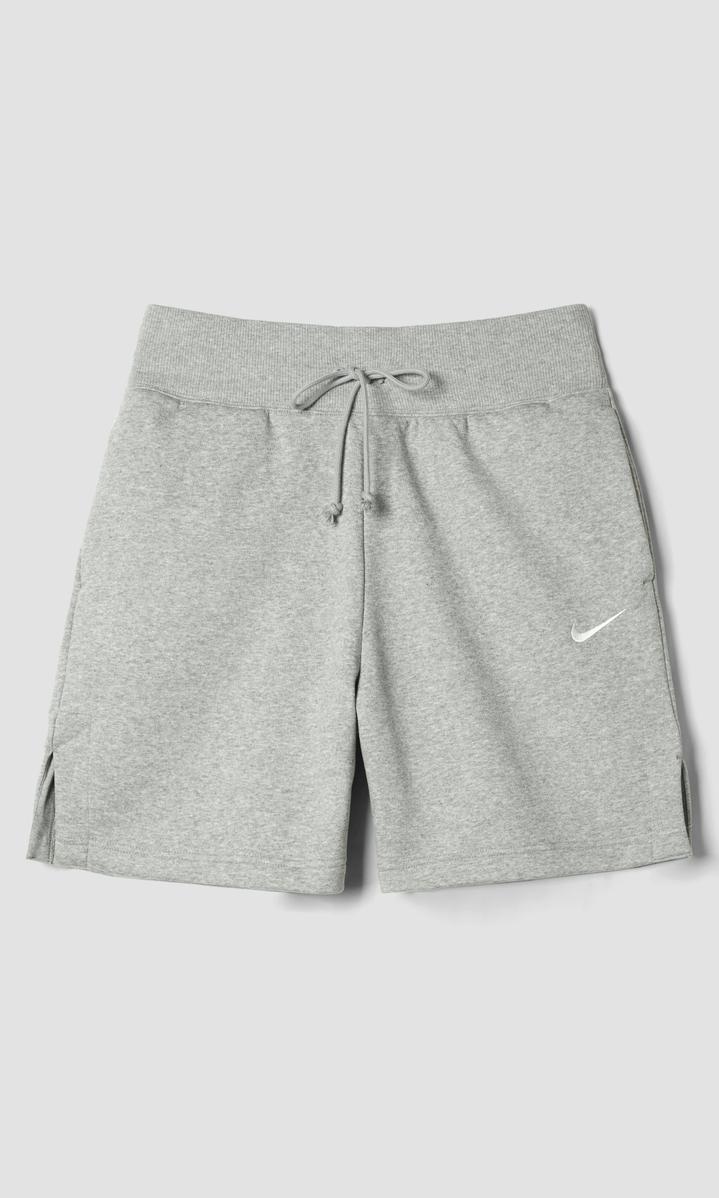 Nike Phoenix Fleece Sweatshorts Ljusgrå Dam