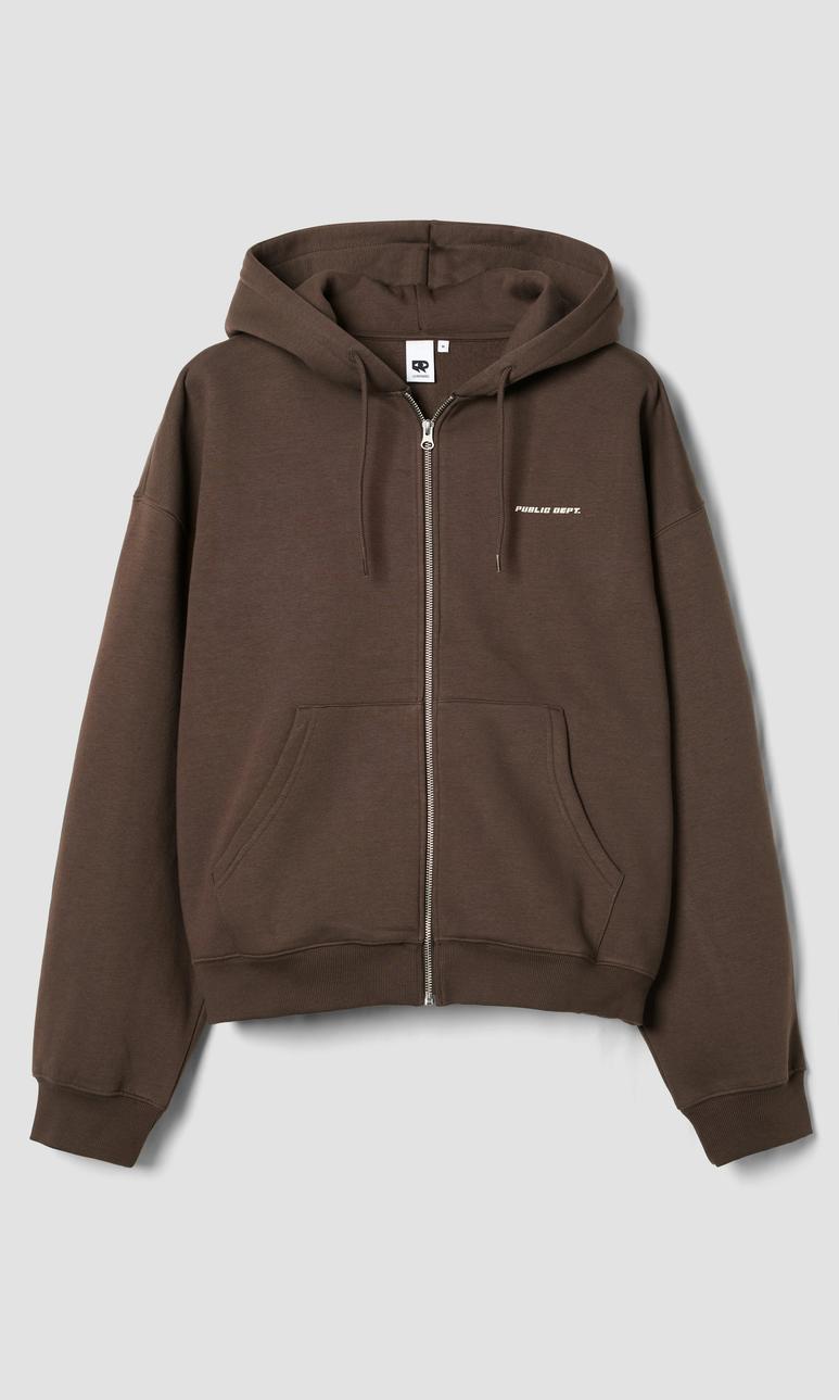 Junkyard Boxy Zip Hoodie Svart Herr