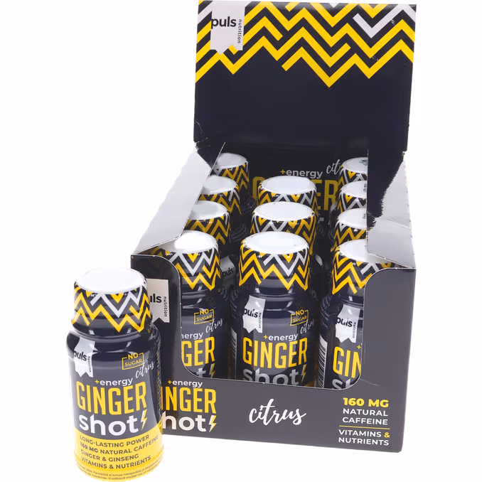 Energy Shot Ginger 12-pack 60 ml
