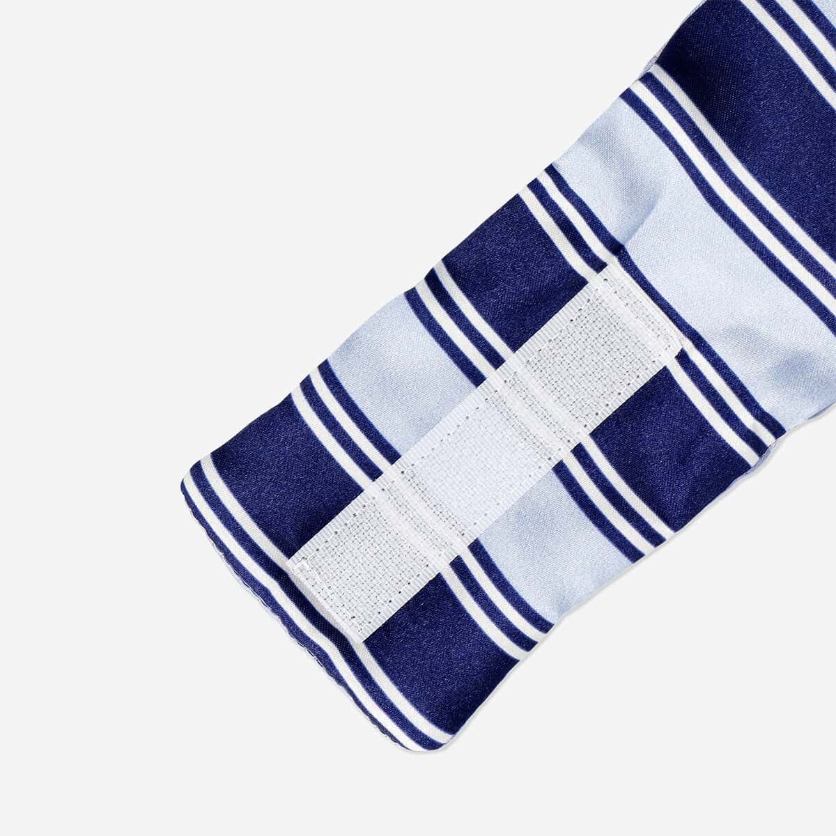 Randig sovmask i överdimensionerad storlek