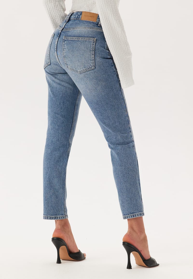 BUBBLEROOM Slim Fit Ankle Jeans