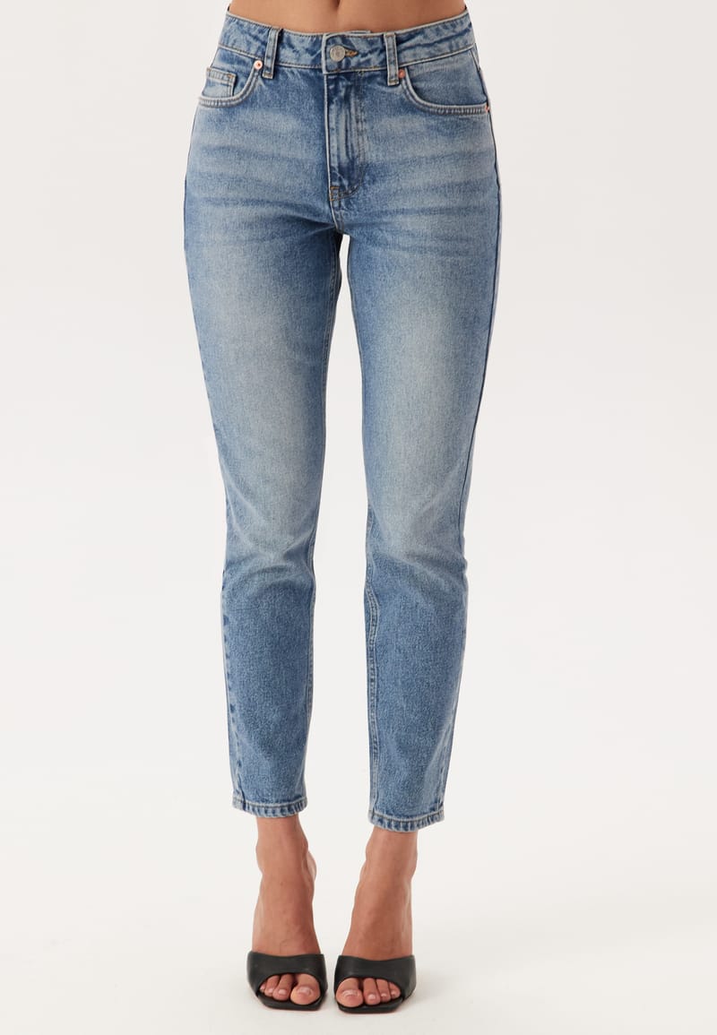 BUBBLEROOM Slim Fit Ankle Jeans