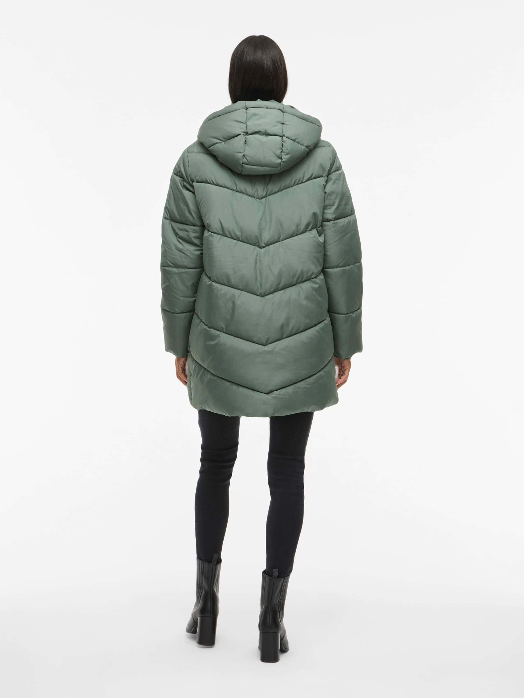 VIMILJA Grön Pufferkappa med Huv