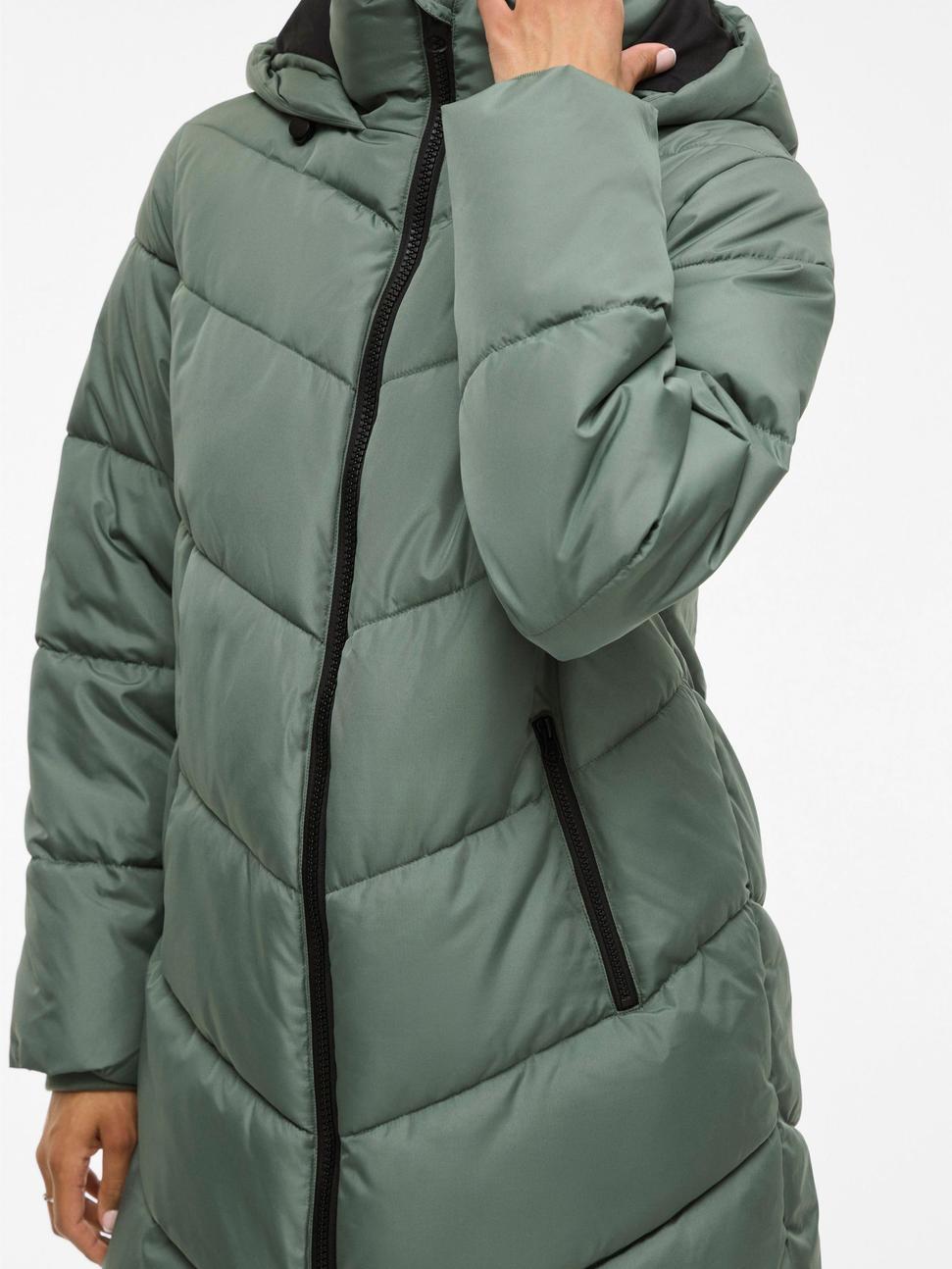 VIMILJA Grön Pufferkappa med Huv