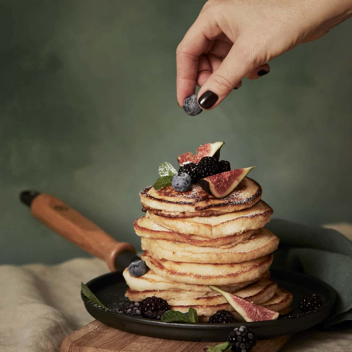 Anders Petter Stenfors Gjutjärnsgryta 4,4 L Grön