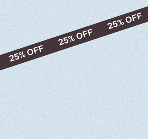 25 % rabatt på hela din order hos Bangerhead