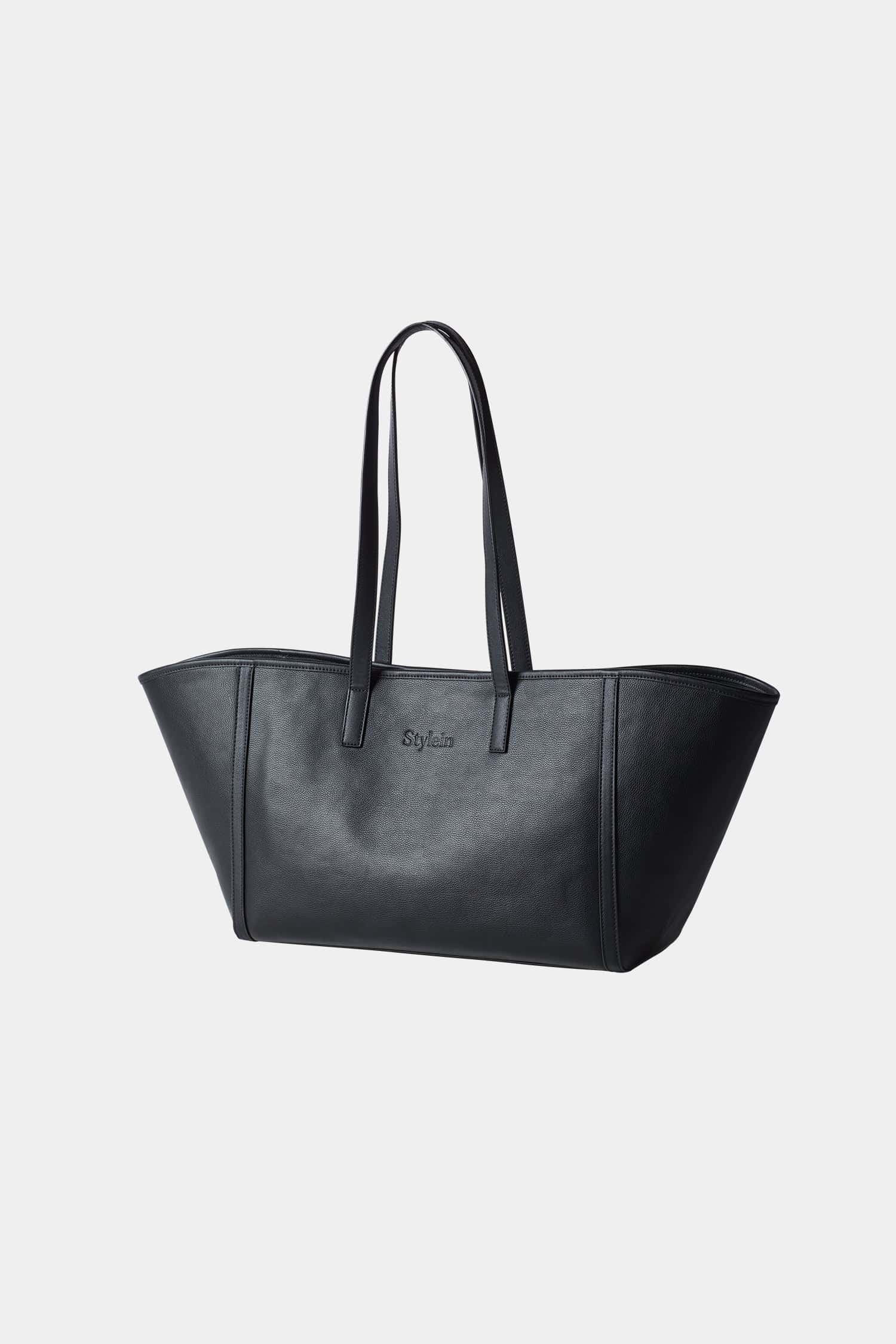 Yendi Black Structured Handbag