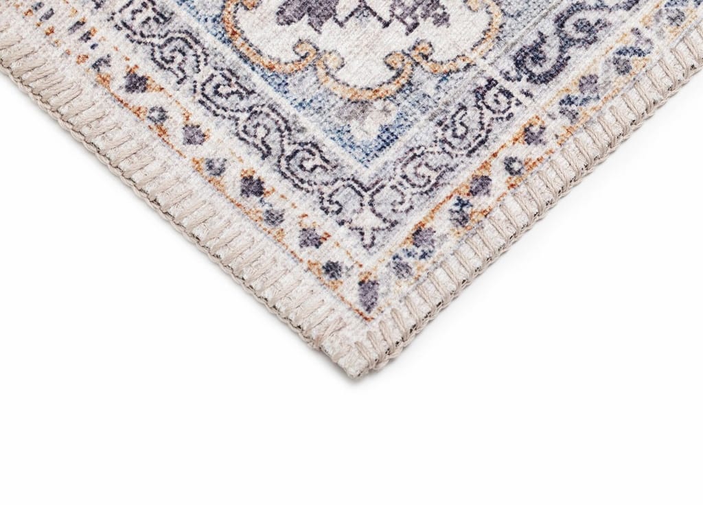 Cleo Keshan Blå/Guld Klassisk Wiltonmatta