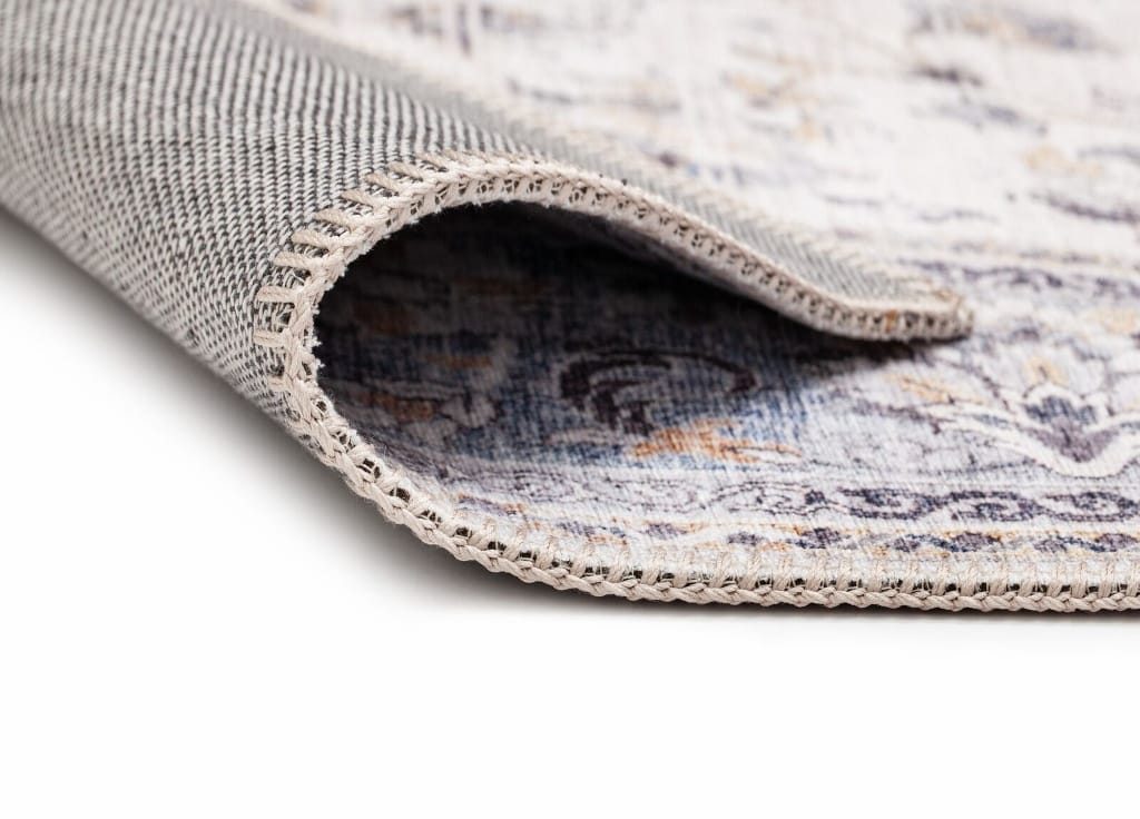 Cleo Keshan Blå/Guld Klassisk Wiltonmatta