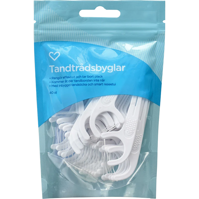 Hjärtats Tandtrådsbyglar 40 Stycken