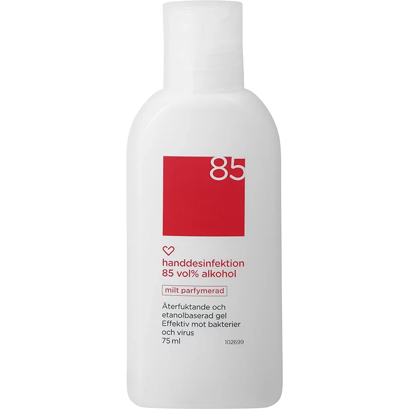 Hjärtats Parfymerad Handdesinfektion 85 % 75ml
