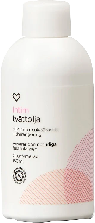 Hjärtats Oparfymerade Intim Tvättolja 150 ml