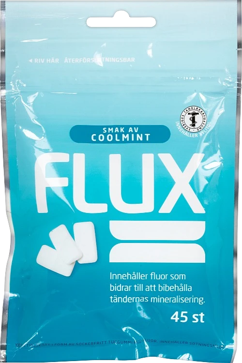 Flux Tuggummi Cool Mint 30-Pack