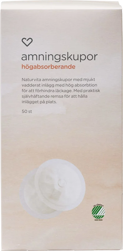 Hjärtats Amningskupor 50 stycken