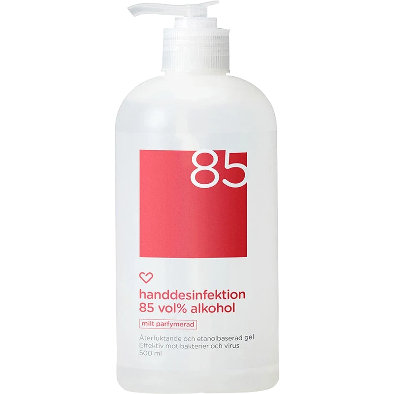 Hjärtats Parfymerad Handdesinfektion 85 % 500ml