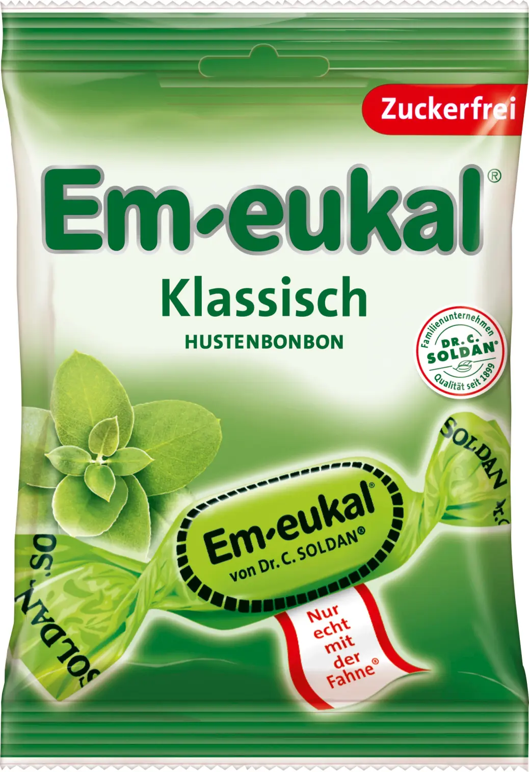 Em-eukal Klassiska Sockerfria Halstabletter 75 g