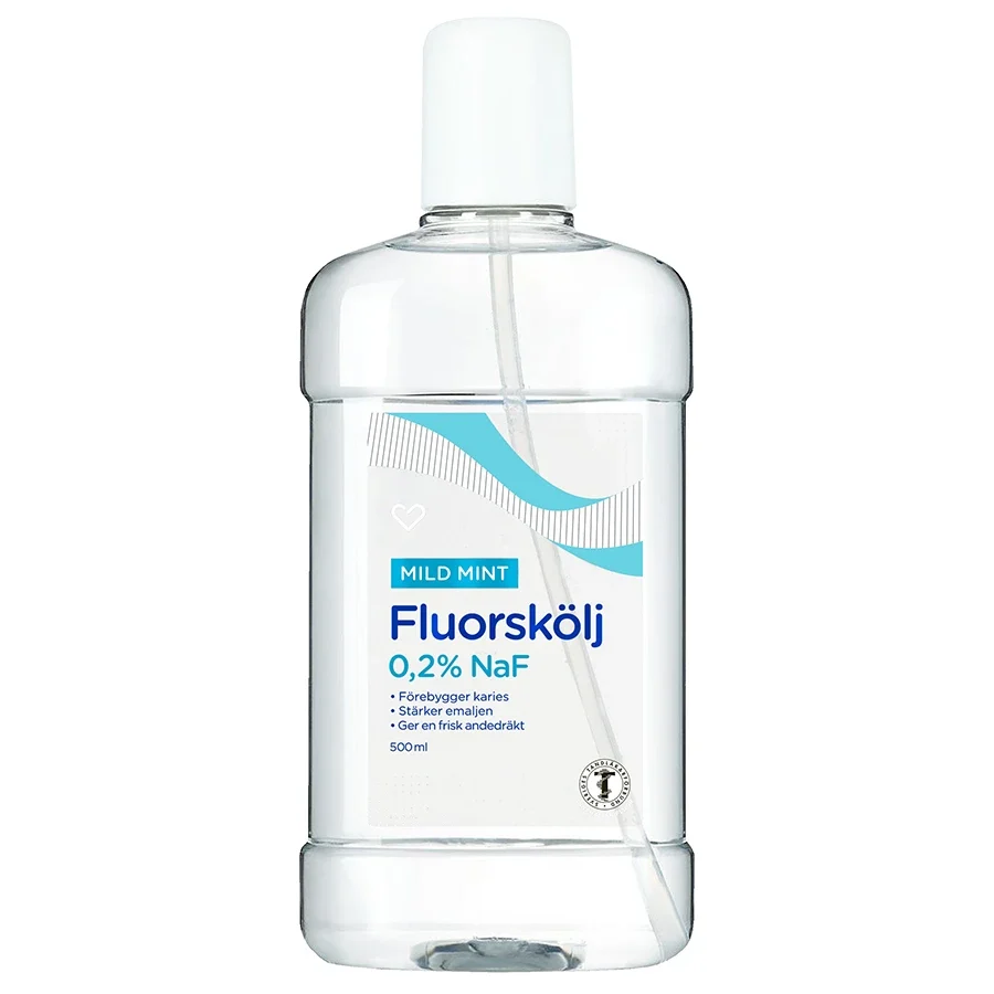 Fräsch andedräkt och starkare tänder med Hjärtats Fluorskölj