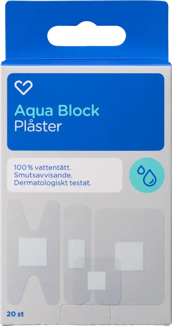 Hjärtats Vattentäta Plåster 20 st