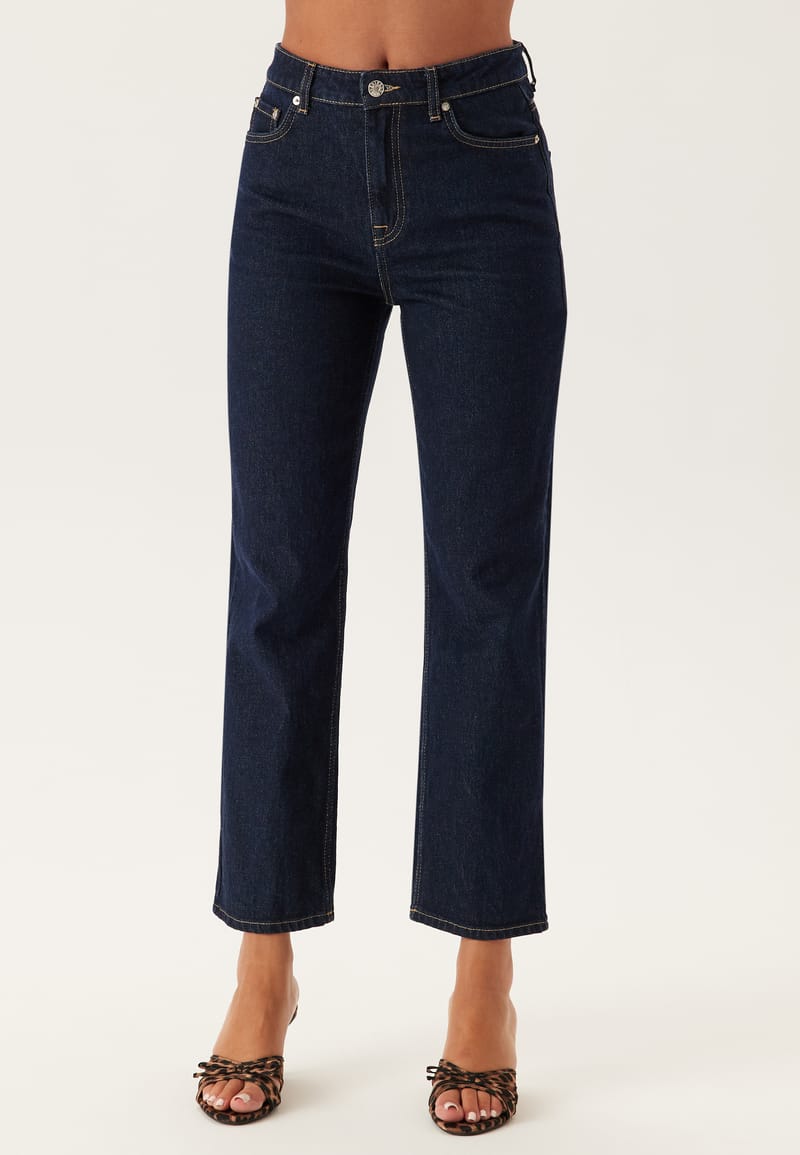 BUBBLEROOM High Straight Ankle Jeans