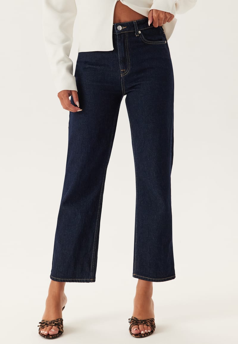 BUBBLEROOM High Straight Ankle Jeans