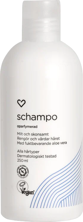 Hjärtats Oparfymerade Schampo 250 ml