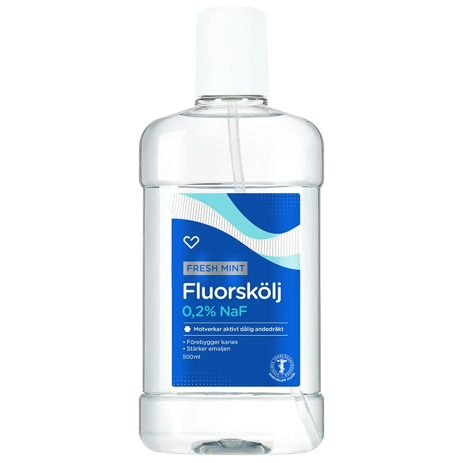 Hjärtats Fluorskölj Fresh Mint