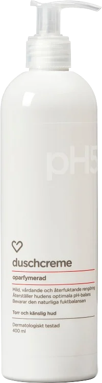 Hjärtats pH5 Oparfymerad Duschcreme 400 ml