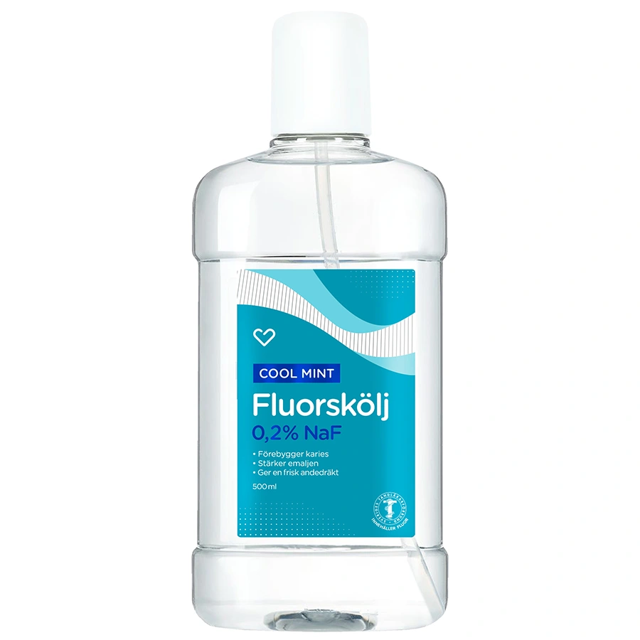 Hjärtats Fluorskölj Cool Mint