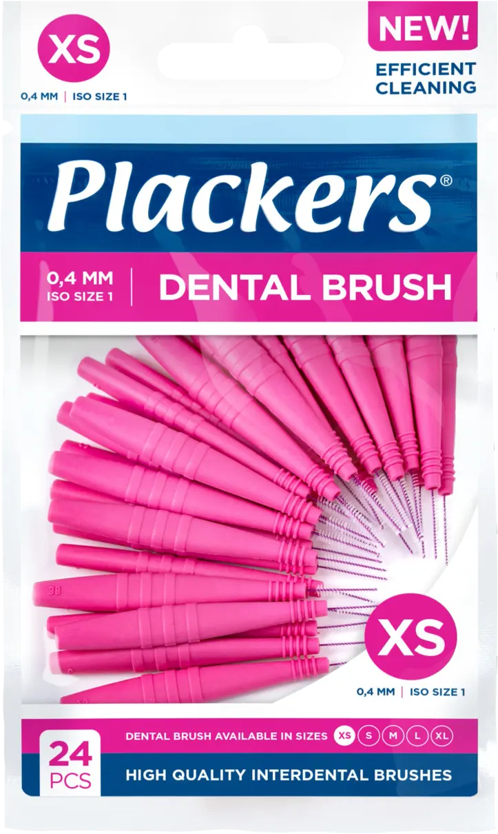 Plackers Dental Brush XS 0,4 mm 24-pack