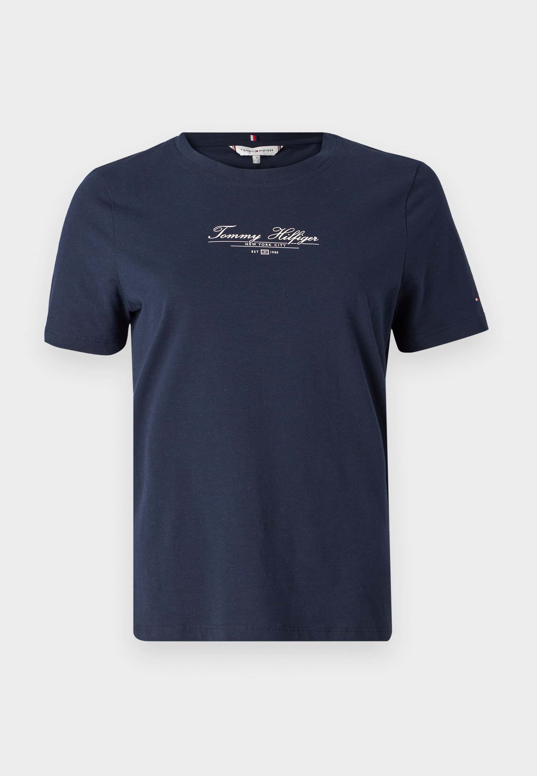 Tommy Hilfiger
SCRIPT TEE - T-shirt med print - mörkblå