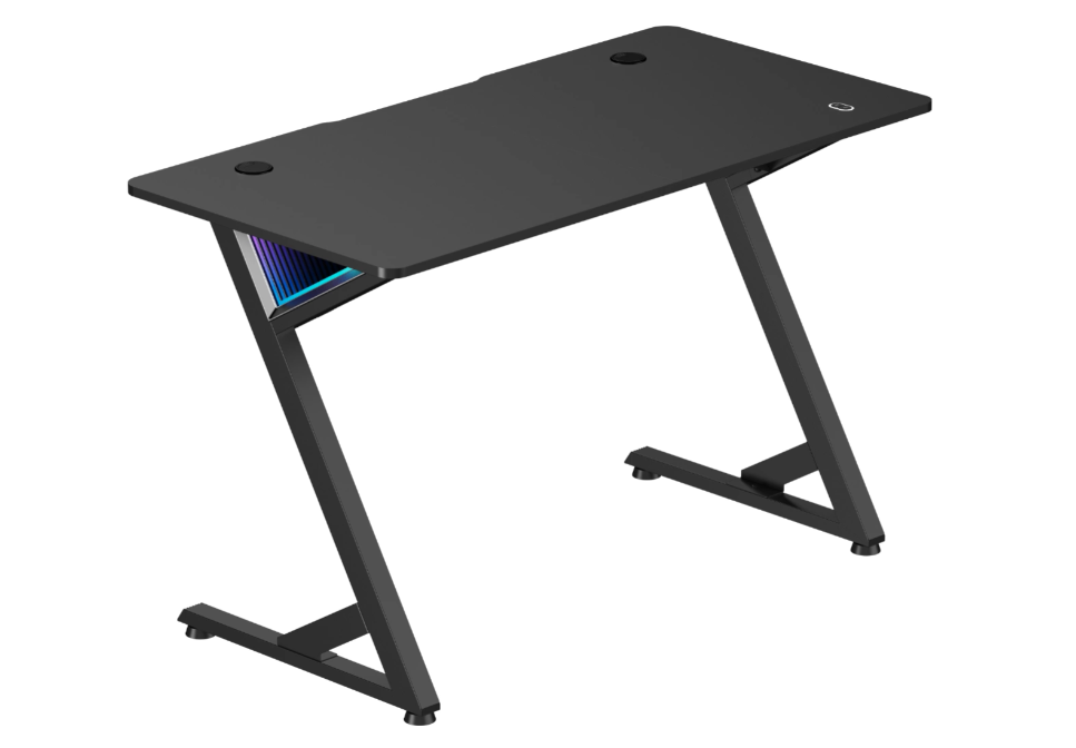 MaxMount InfinityGlow Gaming Skrivbord Svart