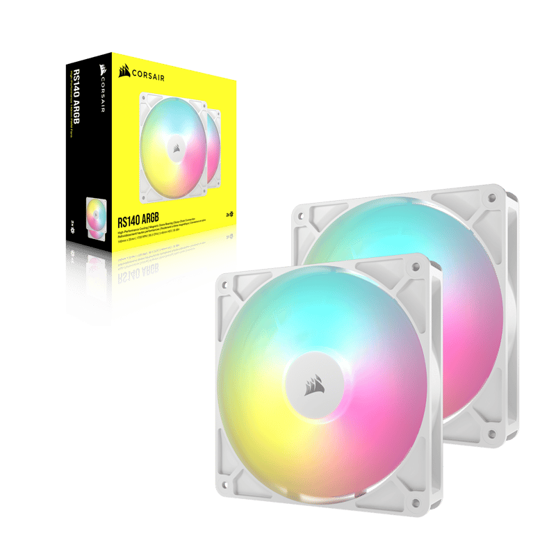Corsair RS140 ARGB 2-pack White