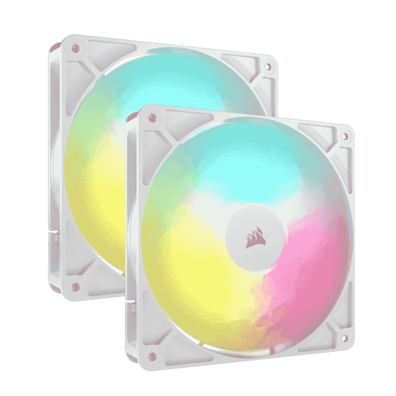 Corsair RS140 ARGB 2-pack White