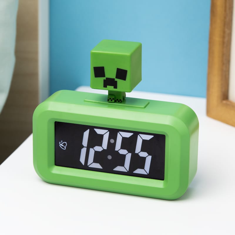 Minecraft Creeper Icon Mini Alarm Clock
