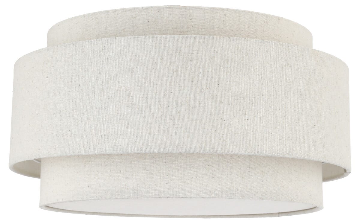 Northlight Albert plafond i metall och linne
