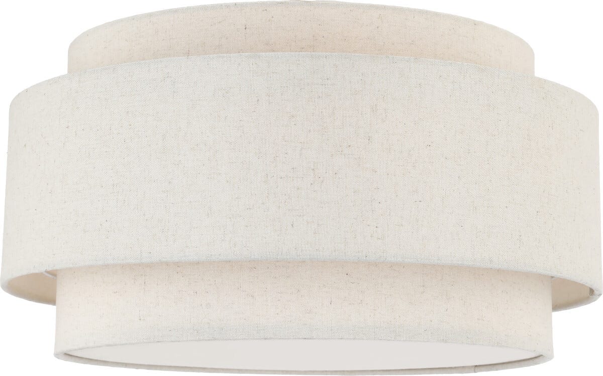 Northlight Albert plafond i metall och linne