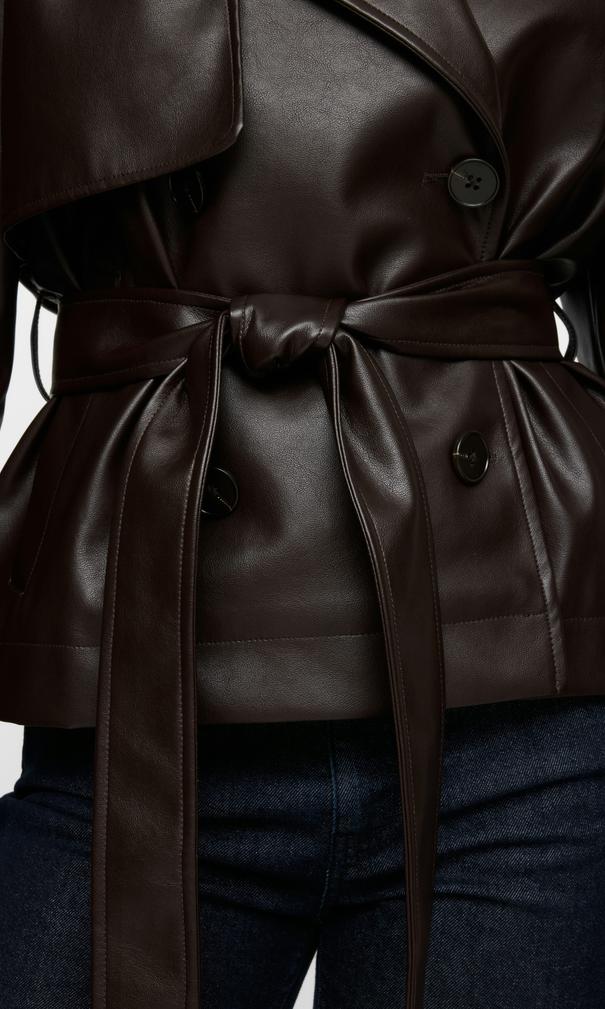 Kaffe Ariane Skinnjacka för Dam