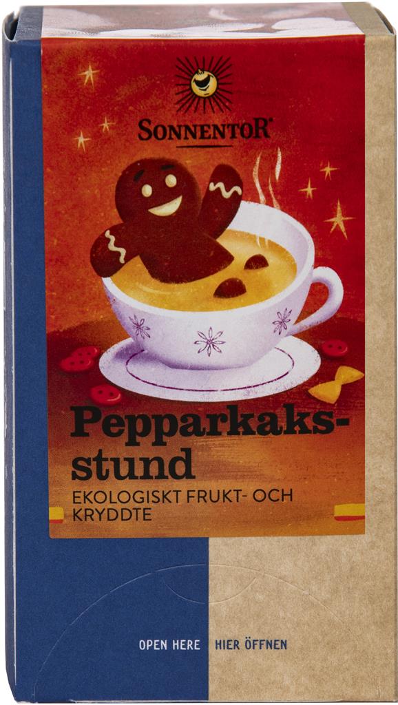 Sonnentor Te Pepparkaksstund 18 påsar