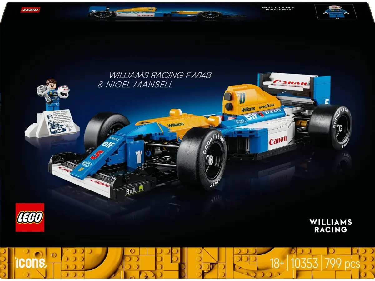 LEGO Icons Williams FW14B Nigel Mansell