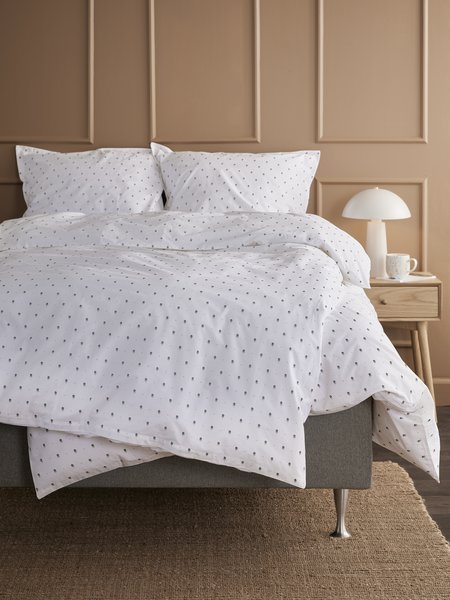 Påslakanset OLGA Percale Blå/Vit 150x210